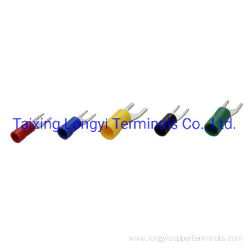 Insulated Copper Terminal Connector Fork Terminal